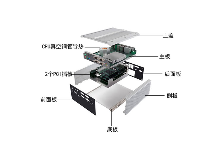 真空管导热工控机